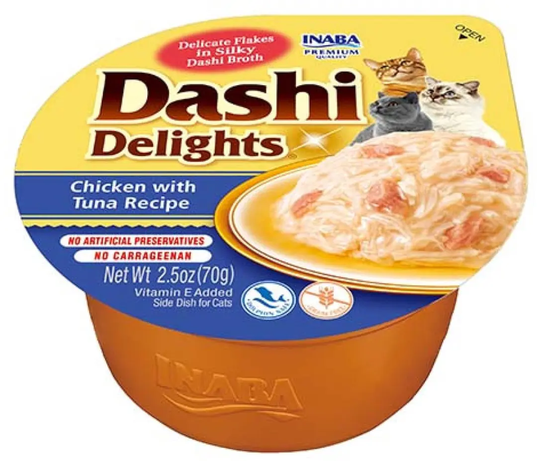 CIAO Inaba Dashi Delights Kip Tonijn Kattensnack 70g - afbeelding 2 van 2