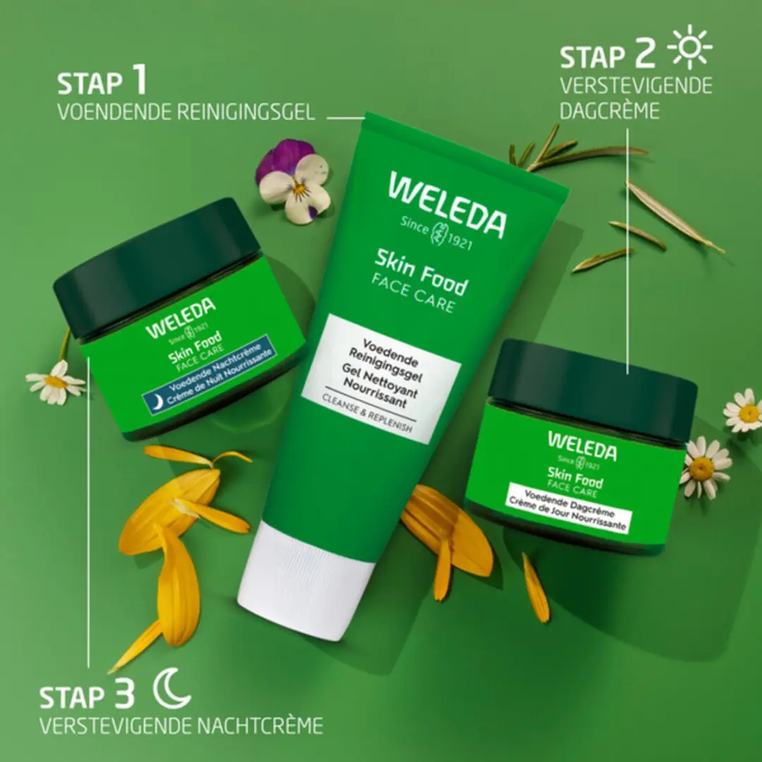 Weleda Skin Food Dagcrème 3x40ml - afbeelding 2 van 5
