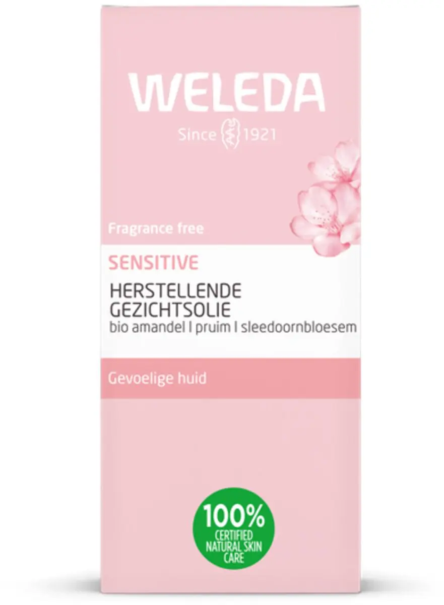 Weleda Sensitive Herstellende Gezichtsolie 50ml - 3 Stuks - afbeelding 5 van 5