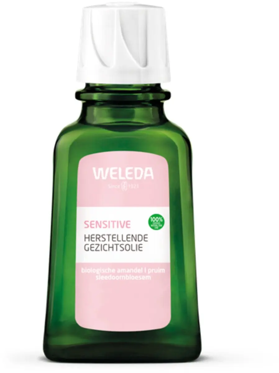 Weleda Sensitive Herstellende Gezichtsolie 50ml - 3 Stuks - afbeelding 4 van 5