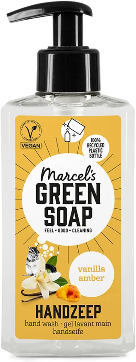 Marcel's Green Soap Handzeep Vanille & Amber 250ml