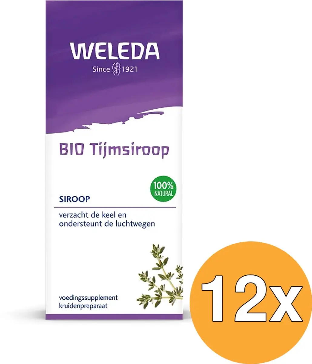 12x WELEDA Tijmsiroop bio (200 ml)