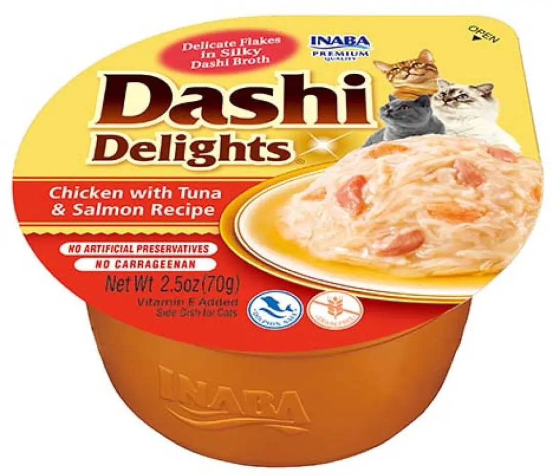 CIAO Inaba Dashi Delights Kattenvoer - Kip/Tonijn/Zalm 70g - afbeelding 2 van 2