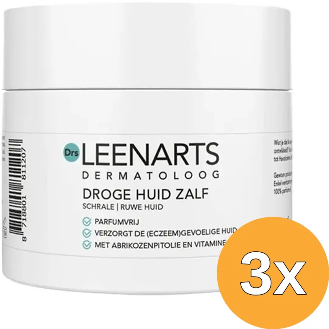 3x Drs Leenarts Droge Huid Zalf (125 ml)