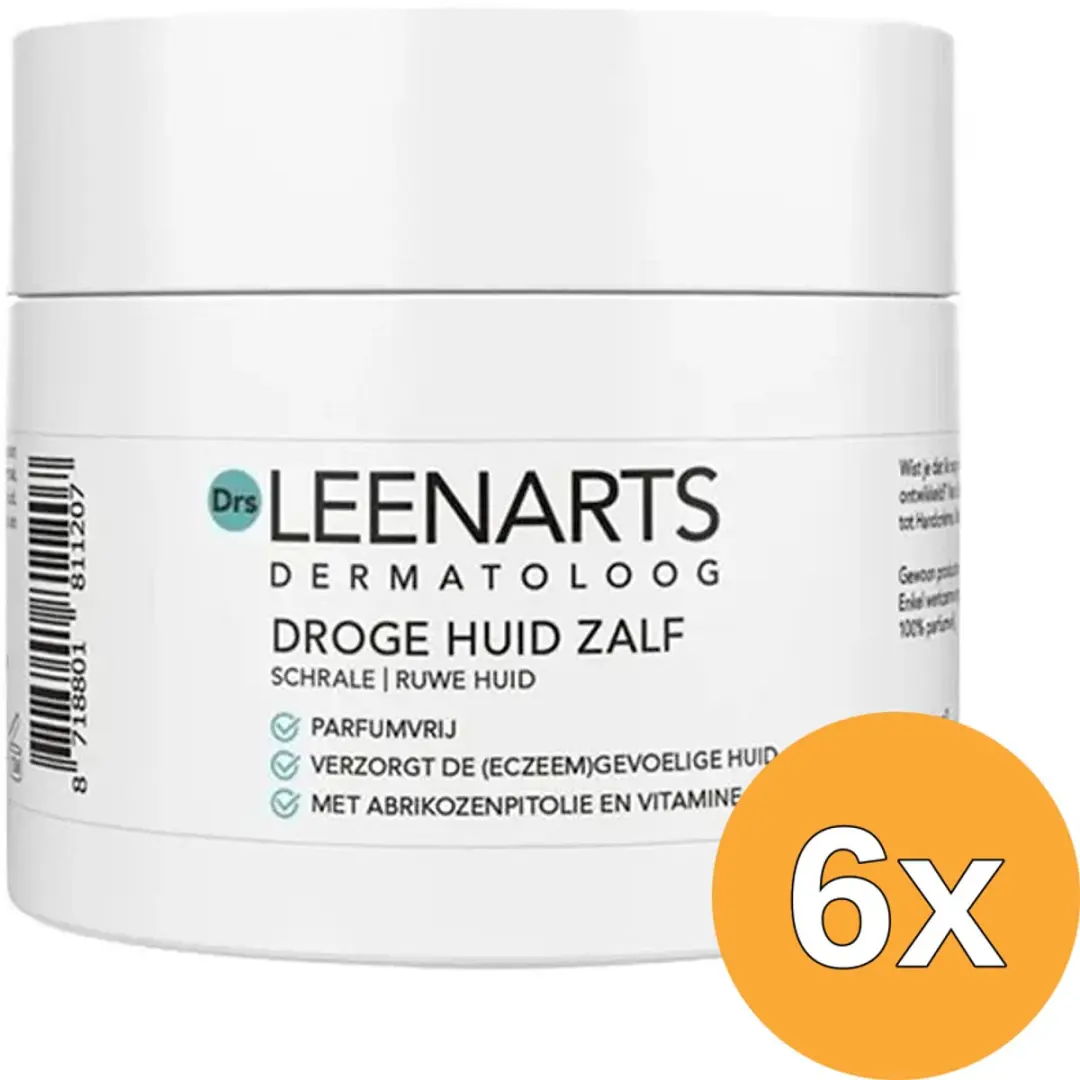 6x Drs Leenarts Droge Huid Zalf (125 ml)