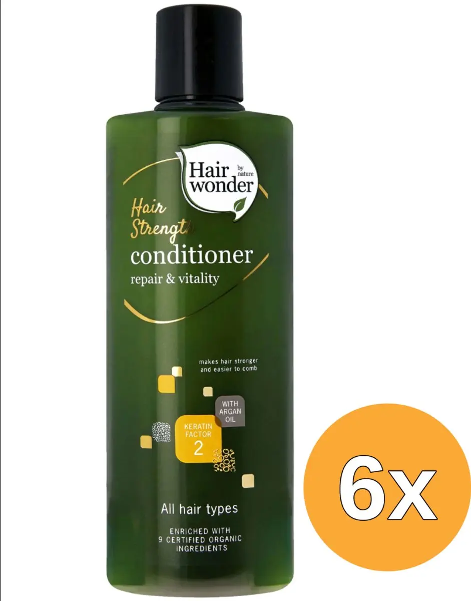 6x Hairwonder Hair Strength Conditioner (200 ml)