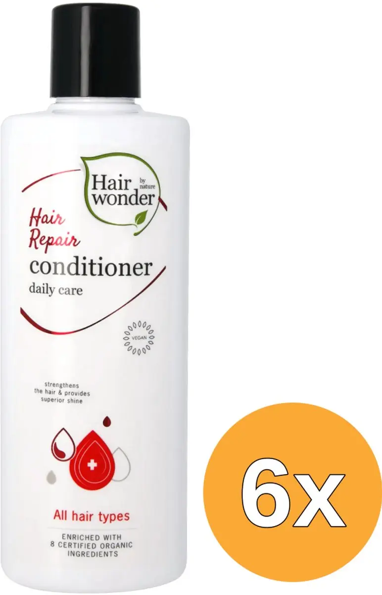 6x Hairwonder Hair repair conditioner (200 ml)