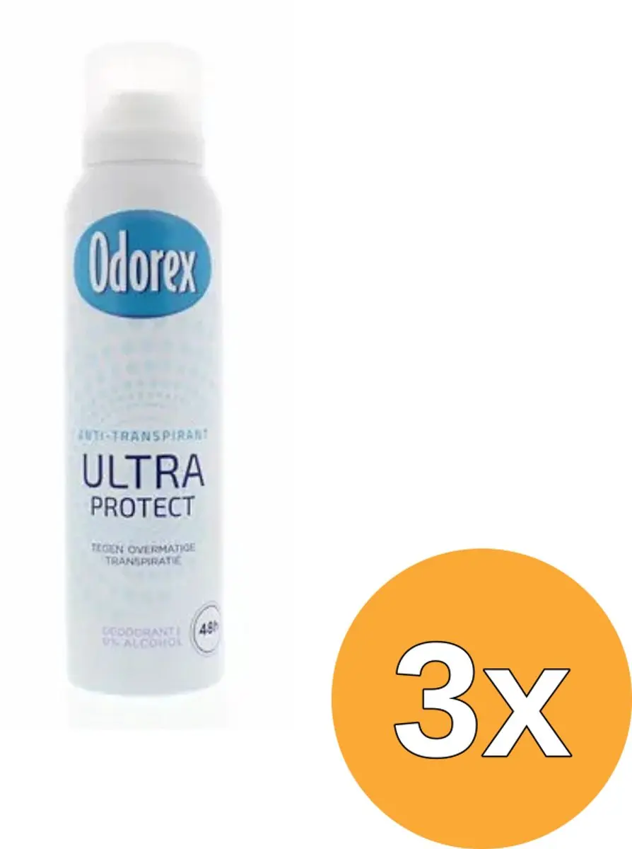 3x Odorex Deodorant ultra protect spray (150 ml)