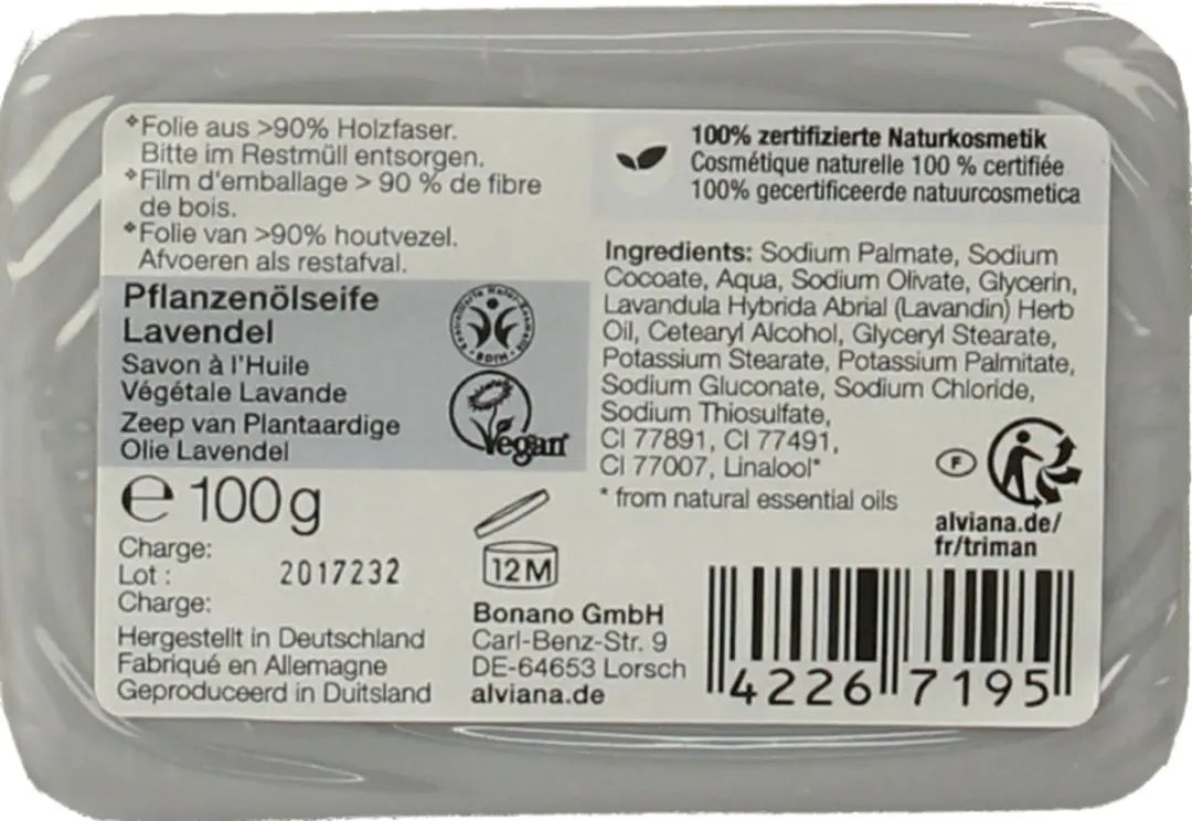 ALVIANA Zeep Lavendel 100ml