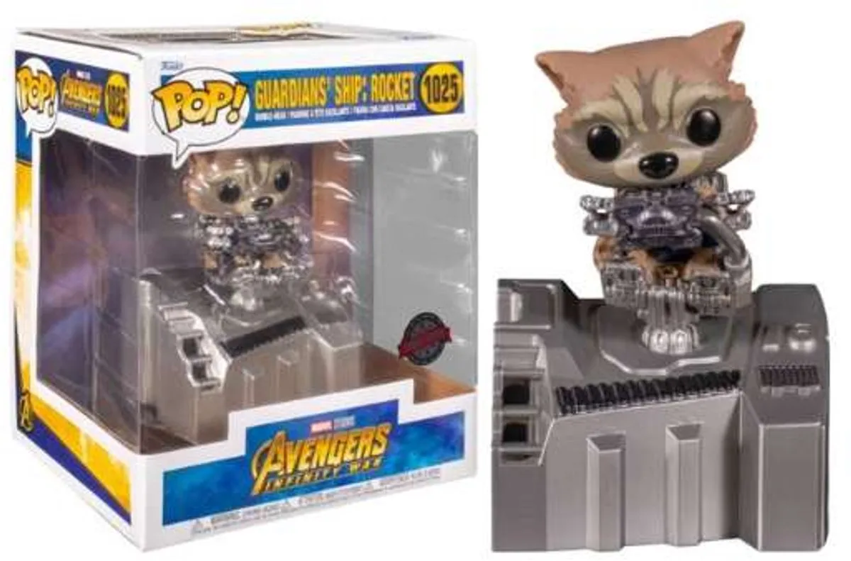 Marvel Funko POP! Deluxe Rocket Verzamelfiguur 63211 - 9cm - Multicolor