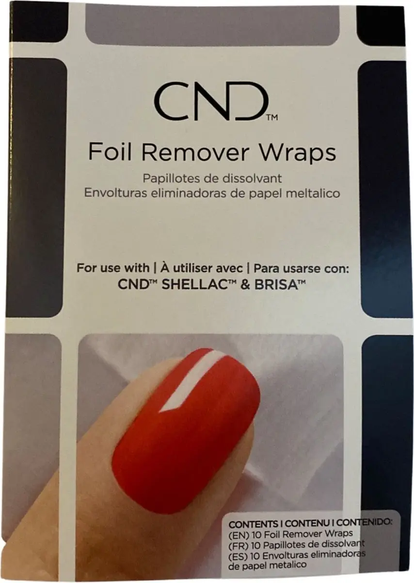 CND Shellac Foil Remover Wraps