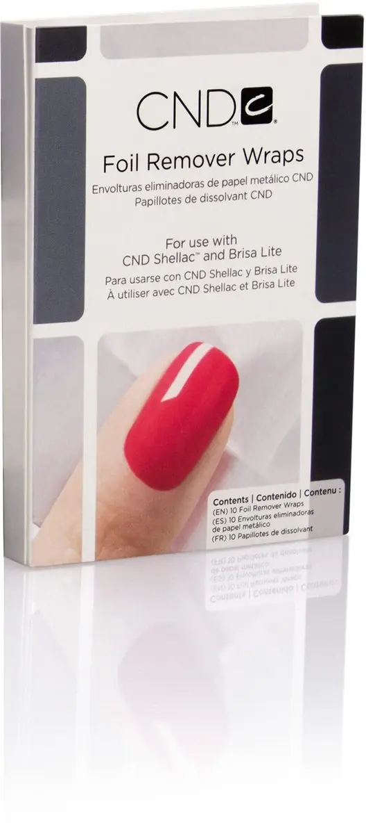 CND Shellac Foil Remover Wraps - 10 Stuks - afbeelding 2 van 2