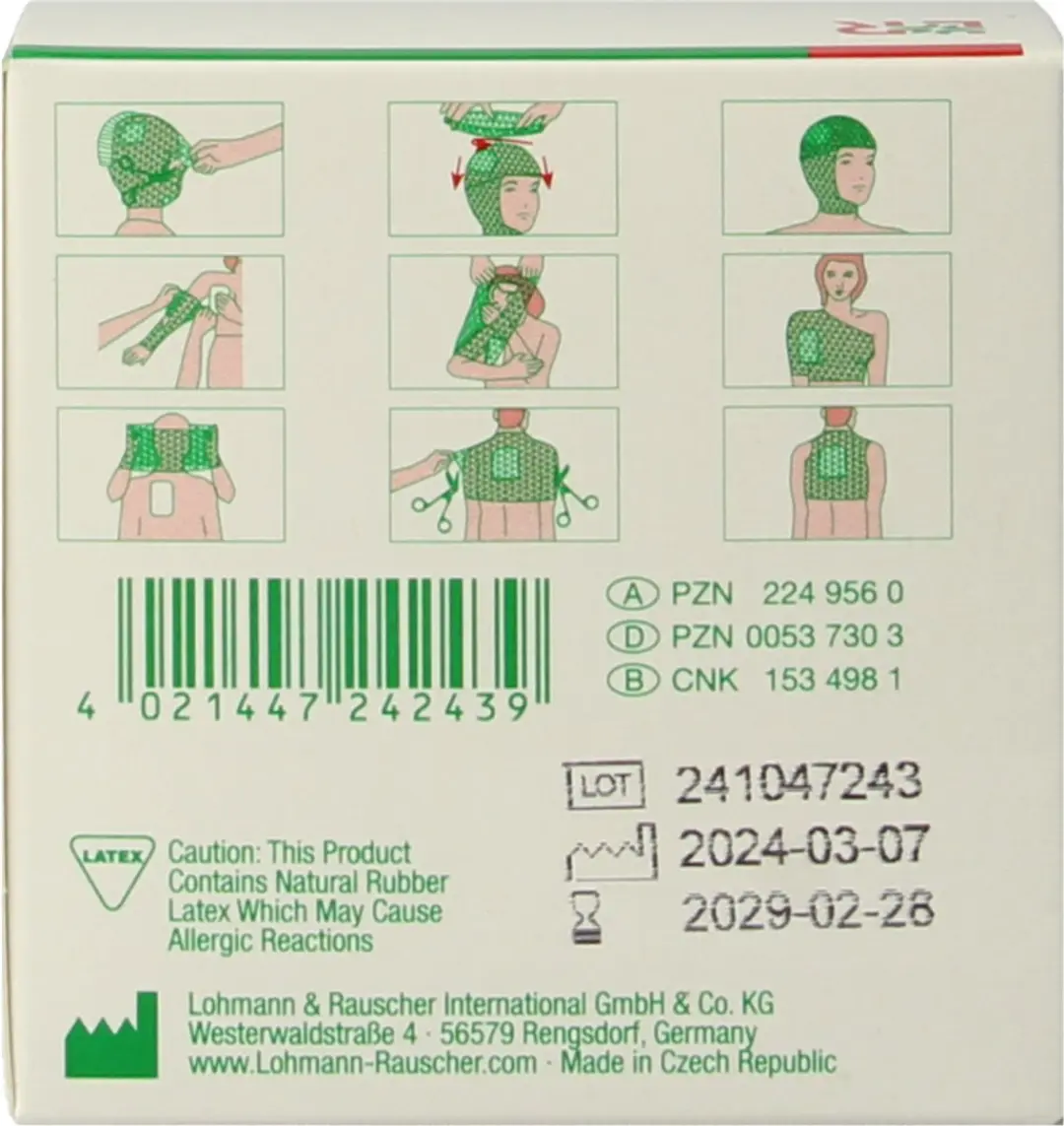 Lohmann & Rauscher TG Fix Netverband D 4m - Hoofd/Romp/Klein