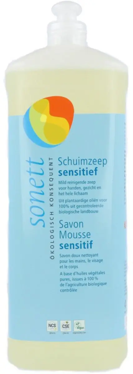 Sonett Sensitive Schuimzeep 1000ml - afbeelding 6 van 6