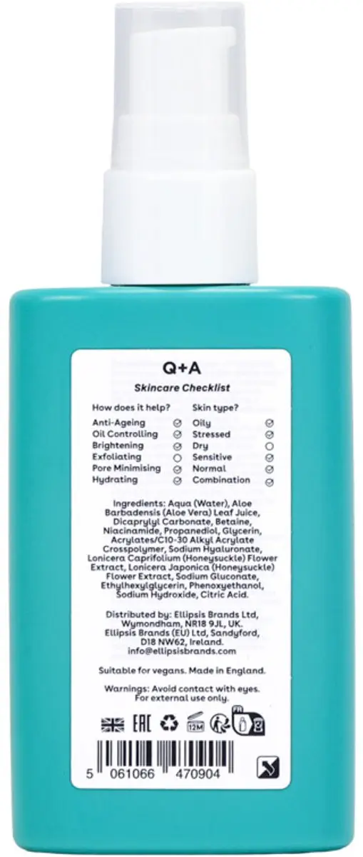 Q+A Niacinamide Oil Free Moisturizer 75ml