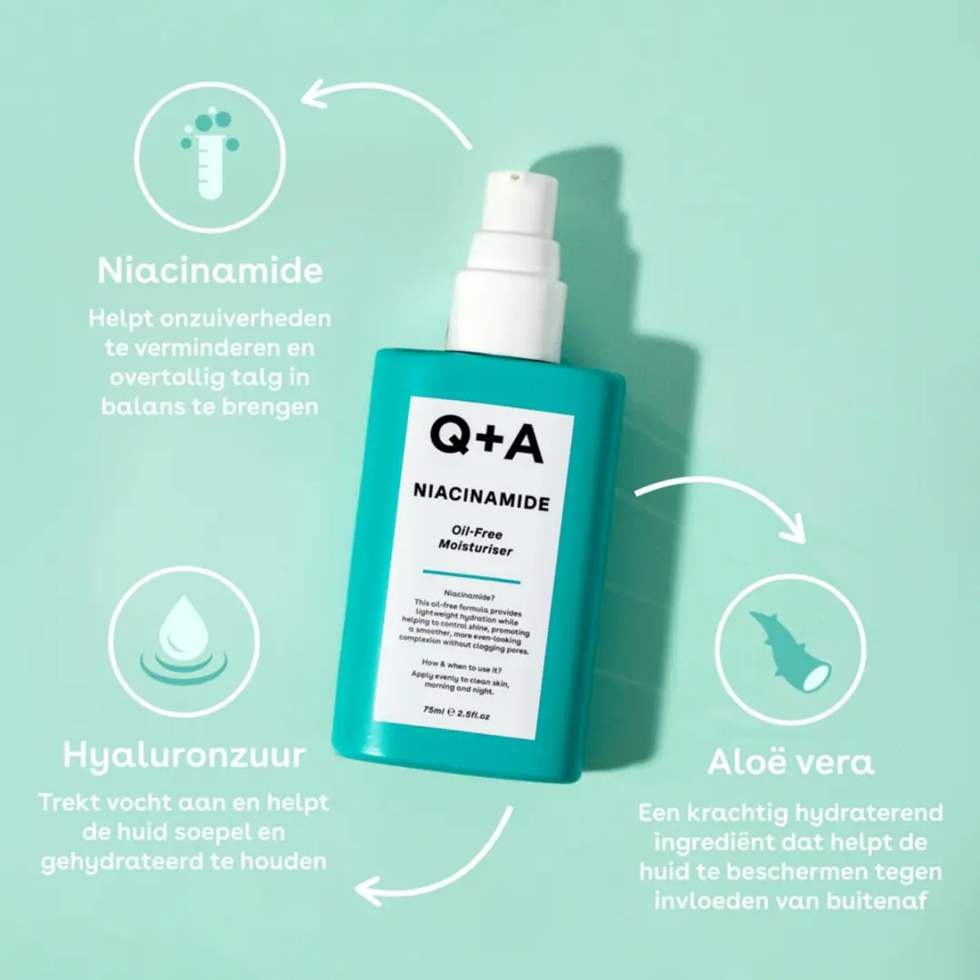 Q+A Niacinamide Oil Free Moisturizer 75ml