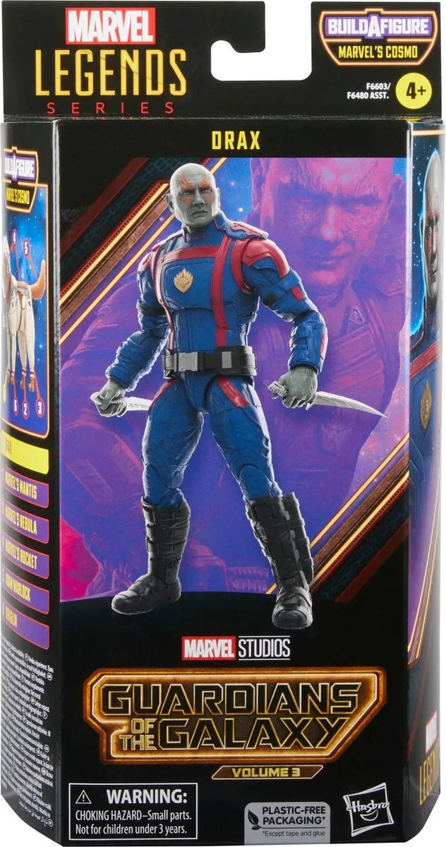 Marvel Guardians of the Galaxy Actiefiguur Drax Comics Marvel Legends 15cm - F66035X0 Multicolor