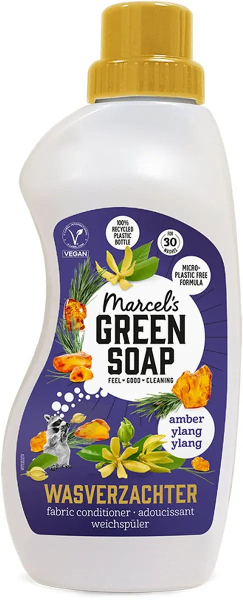 Marcel's Green Soap Wasverzachter Amber & Ylang Ylang 750ml