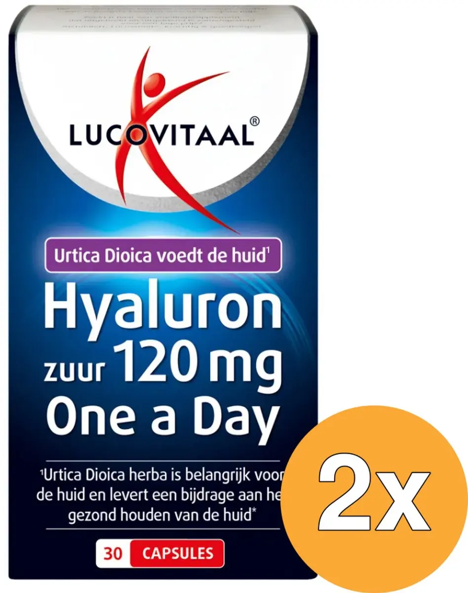 2x Lucovitaal Hyaluronzuur (30 capsules)