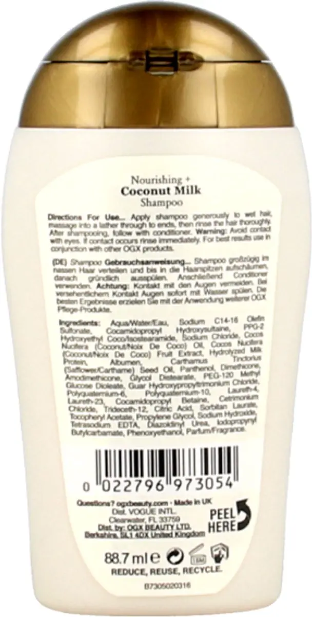 OGX Coconut Shampoo Mini 88ml
