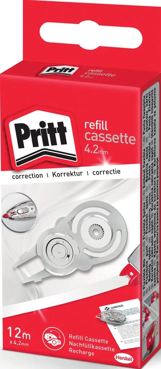 Pritt Navulcassette Correctieroller 4.2mm x 12m