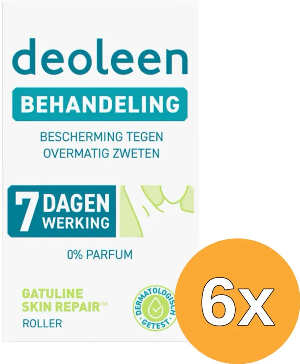 6x Deoleen Behandeling roller