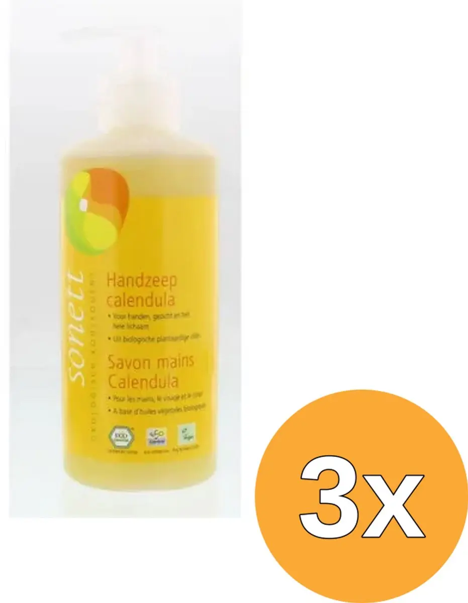 3x Sonett Handzeep calendula (300 ml)