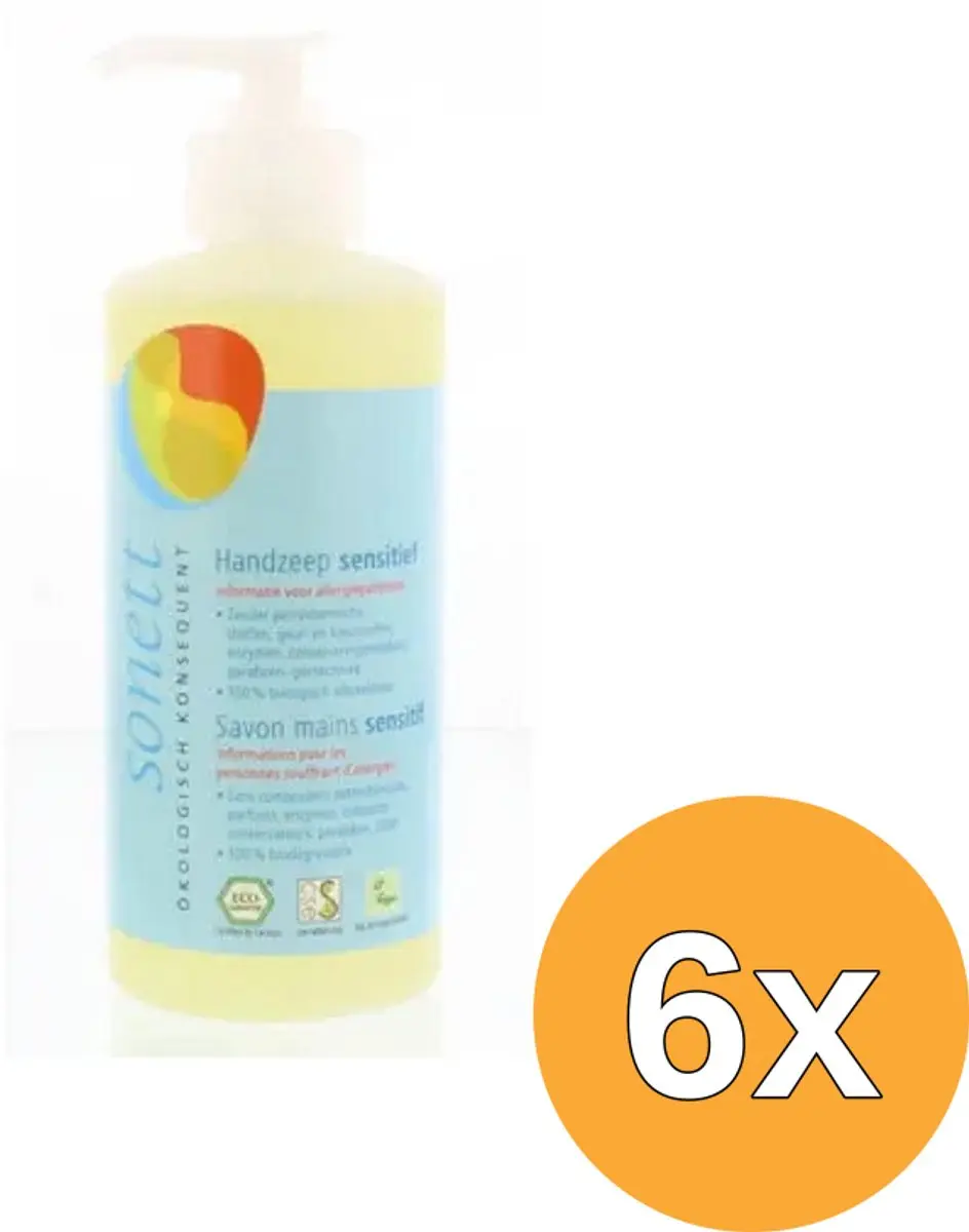 6x Sonett Handzeep sensitive (300 ml)