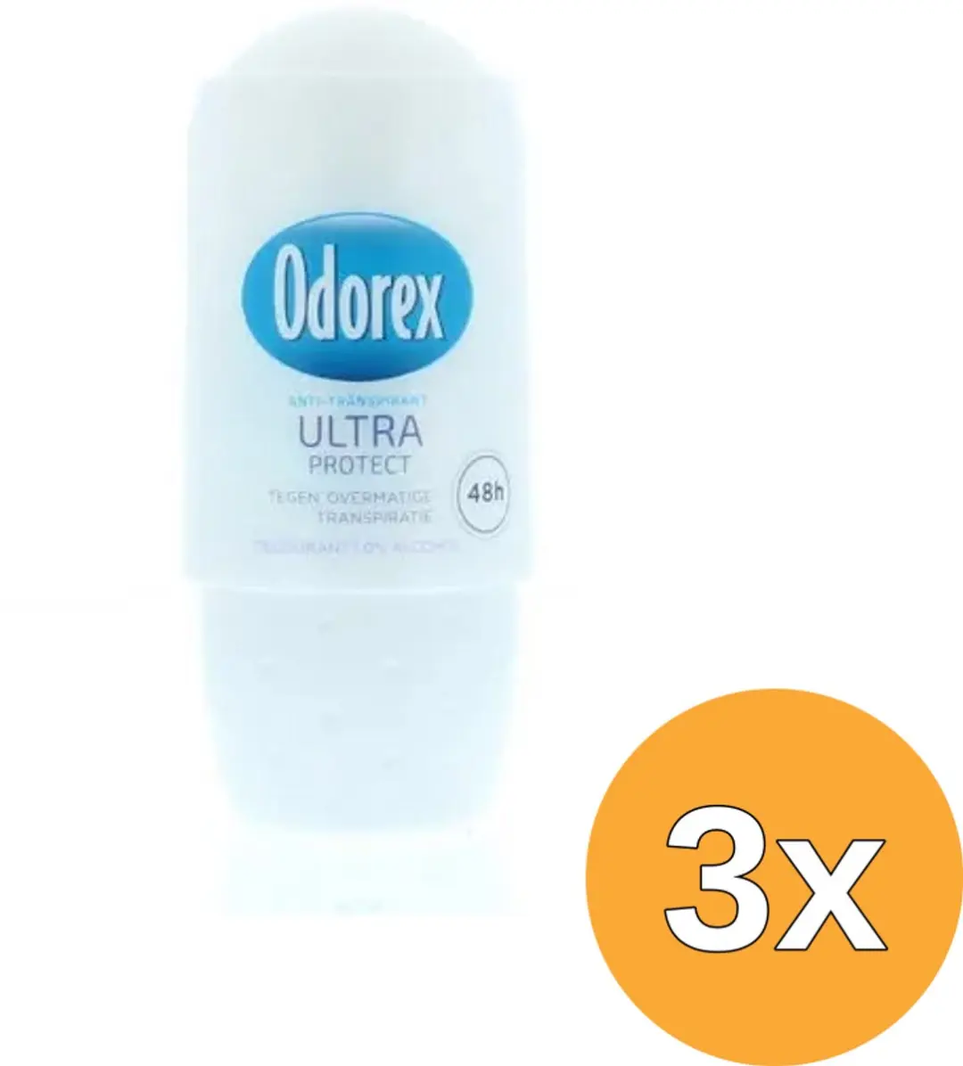3x Odorex Deodorant roller ultra protect (50 ml)