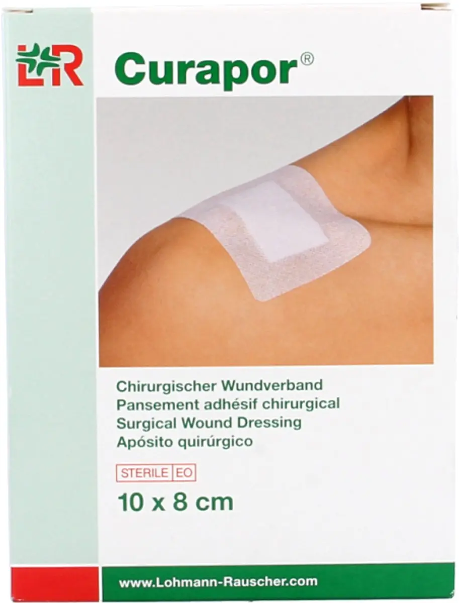 Lohmann & Rauscher Curapor Wondpleister 10x8cm - 5 Stuks