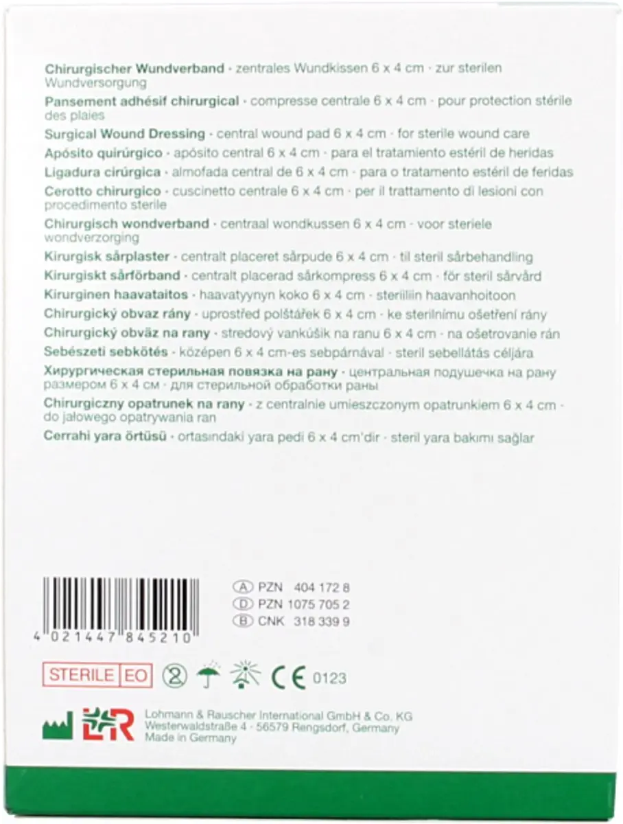 Lohmann & Rauscher Curapor Wondpleister 10x8cm - 5 Stuks