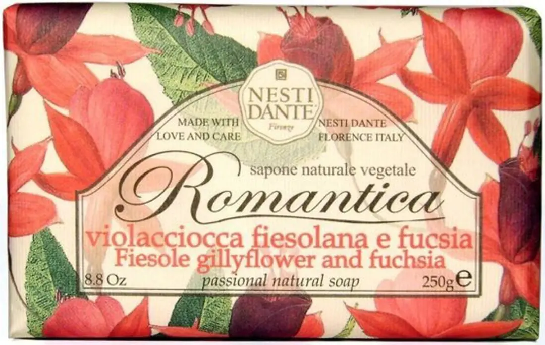Nesti Dante Romantica Gillyflower & Fuchsia Zeep 250 gr