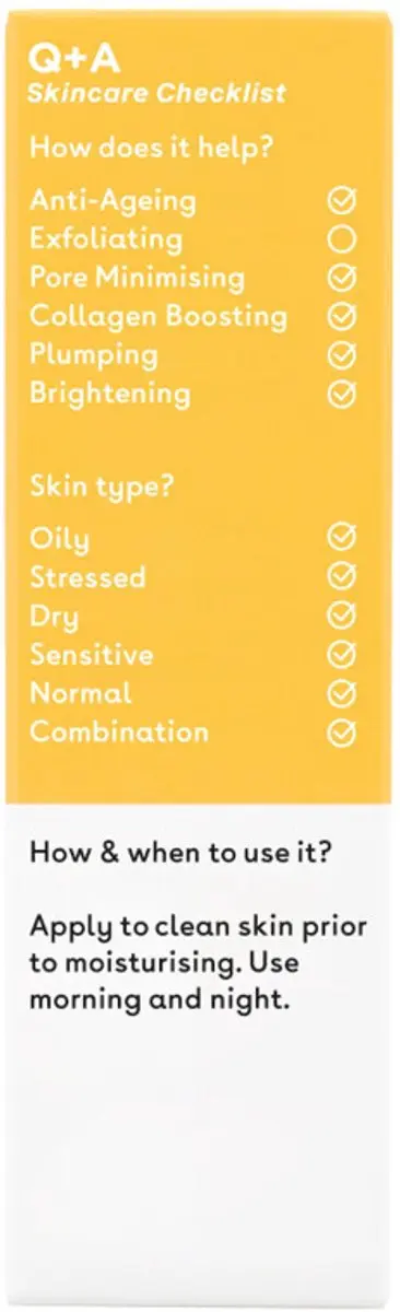 Q+A Multi Peptide Gezichtsserum 30ml - afbeelding 4 van 6