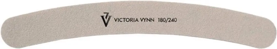 Victoria Vynn™ White banana shaped nail file 180/240