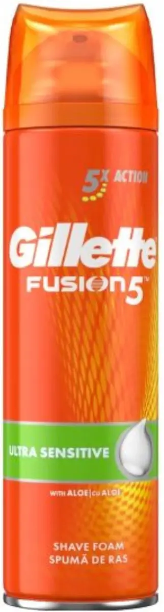 Gillette Fusion Sensitive Skin scheerschuim 250ml