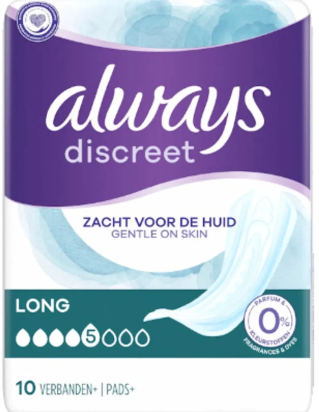 Always Discreet Lang Inlegkruisjes