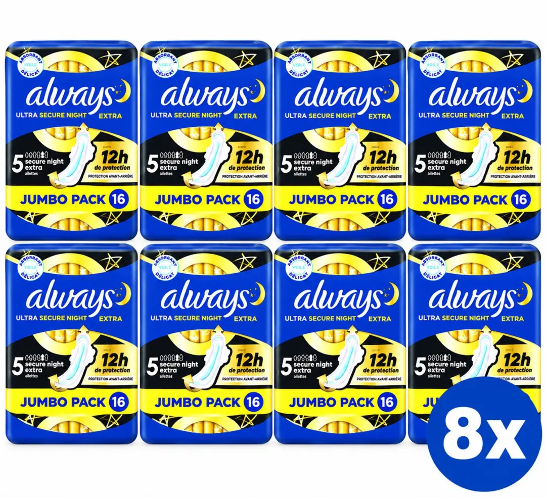 Always Ultra Secure Night Extra Maandverband