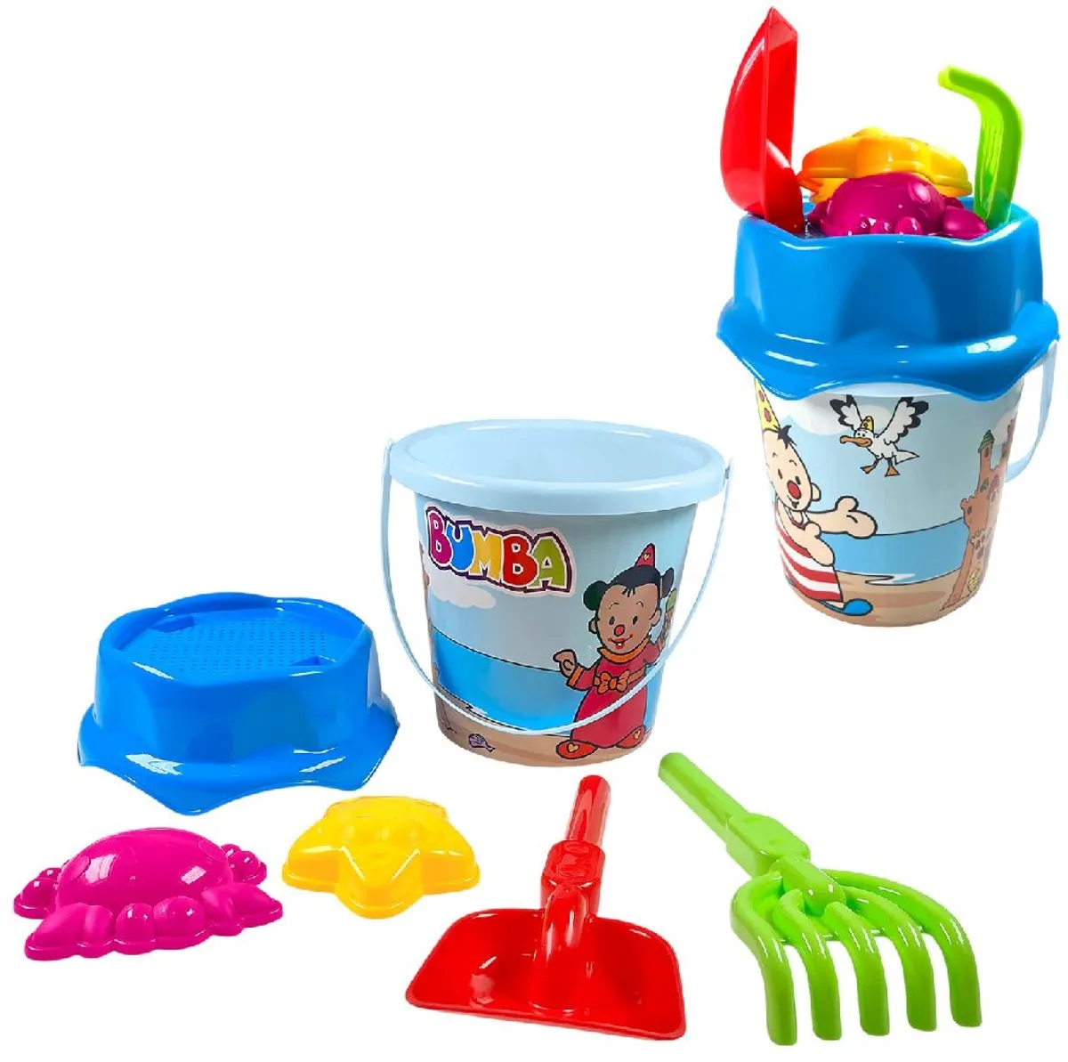 Studio 100 Bumba Strandset - 6-delig - Blauw