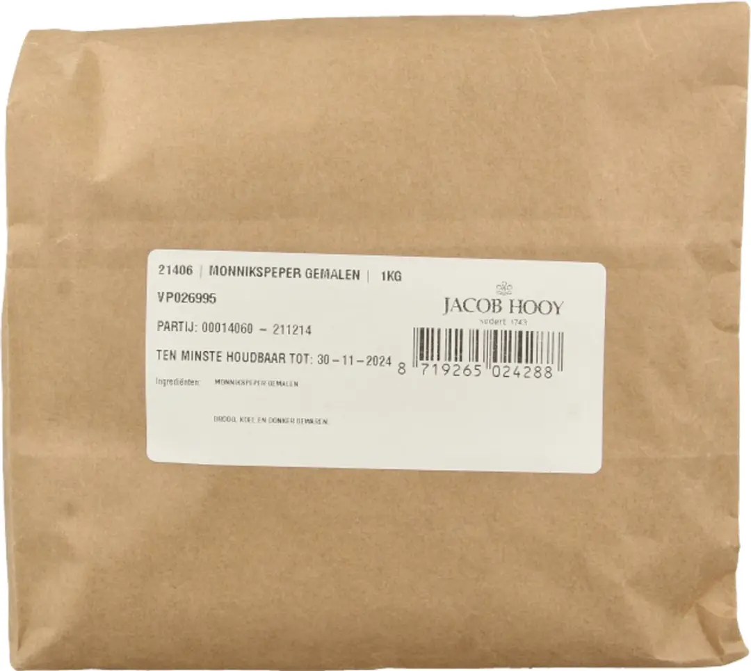 Jacob Hooy Monnikspeper Gemalen 1kg