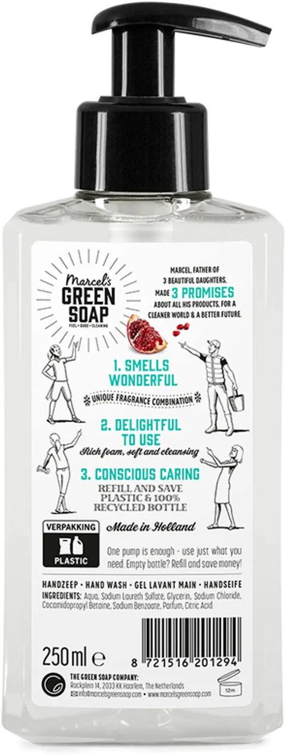 Marcel's Green Soap Handzeep Ceder & Granaatappel 250ml
