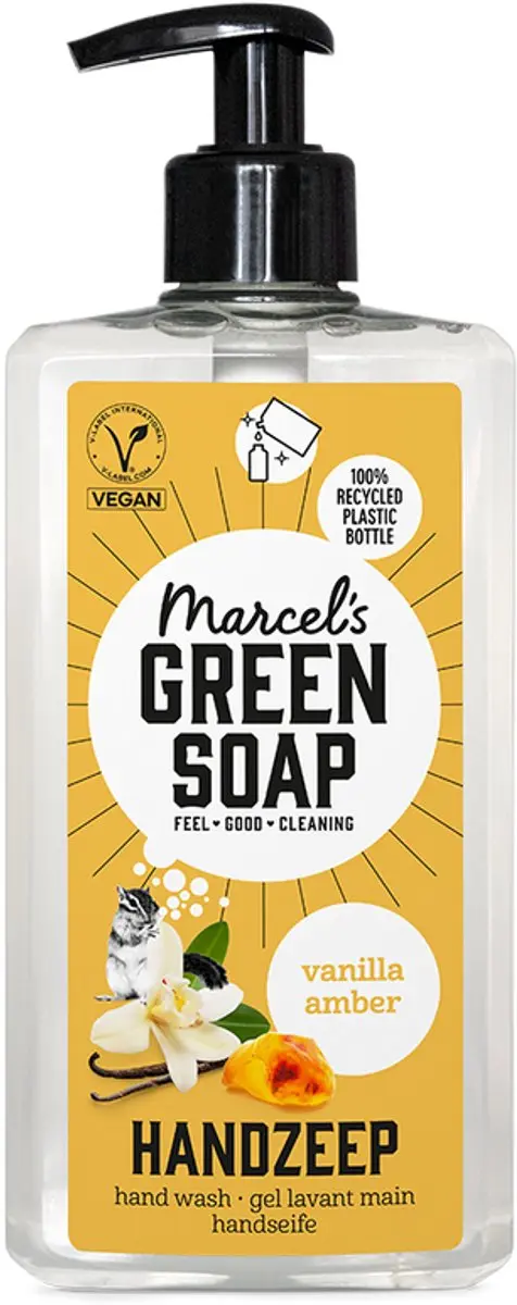 Marcel's Green Soap Handzeep Vanille & Amber 500ml