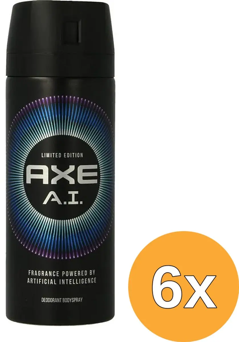 6x Axe Deodorant Bodyspray Ai Fresh (150 ml)