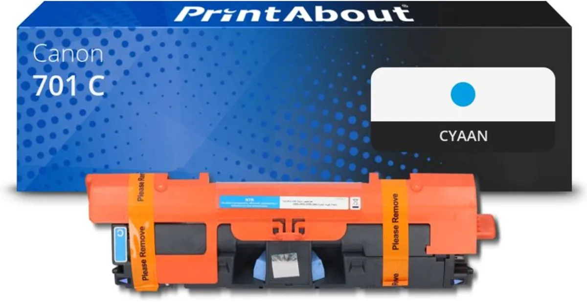 PrintAbout Canon 701 C-PA Toner Cyaan
