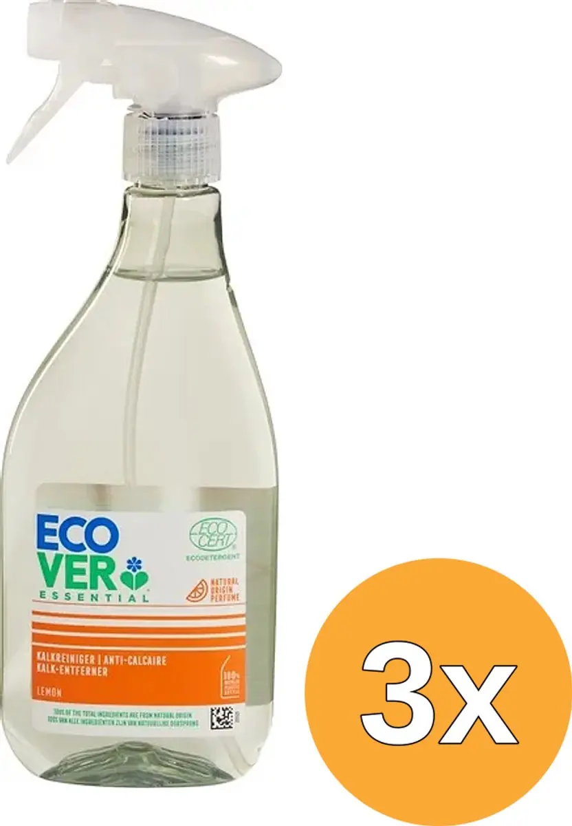3x Ecover Kalkreiniger Essential (500 ml)
