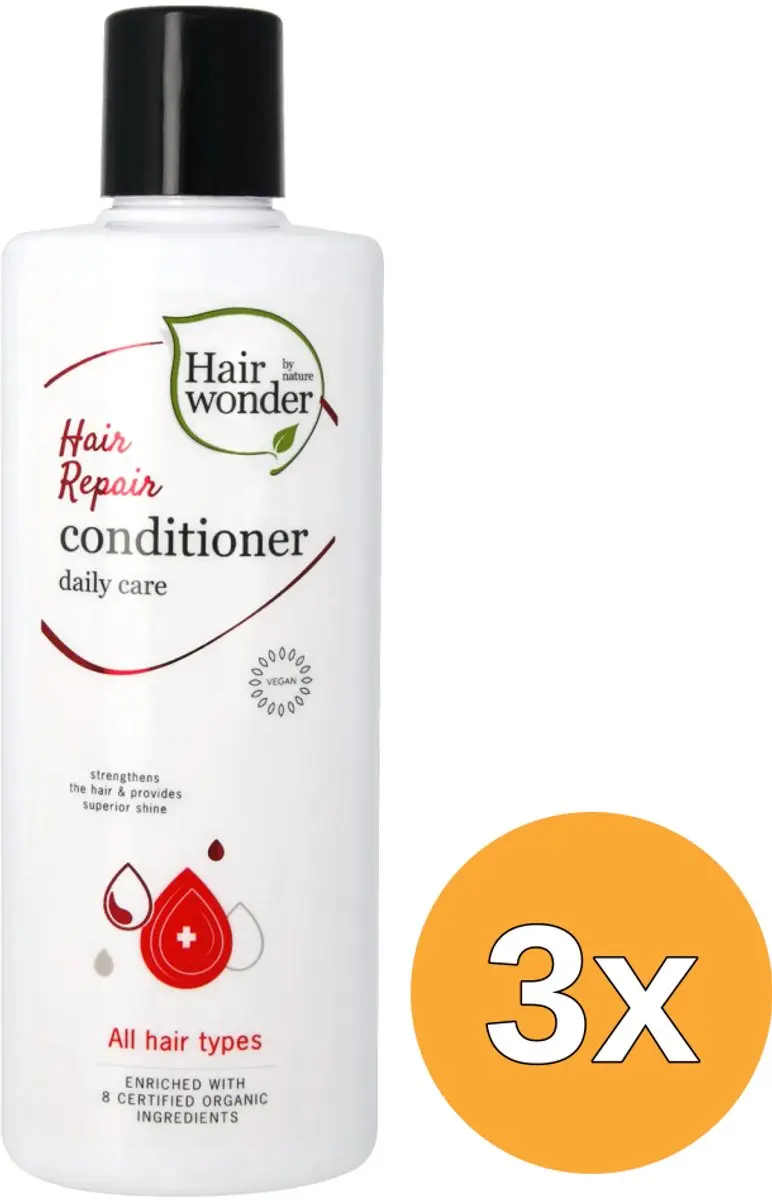 3x Hairwonder Hair repair conditioner (200 ml)