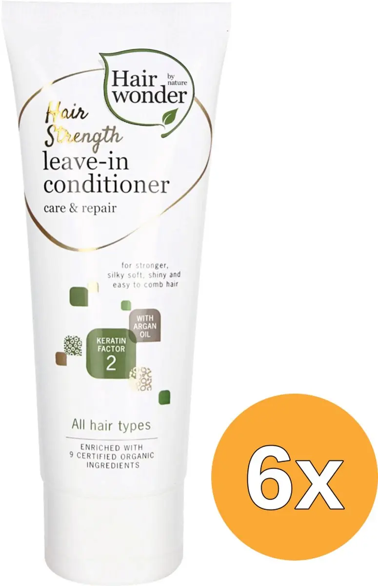 6x Hairwonder Hair Strength Leave-in Con (75 ml)