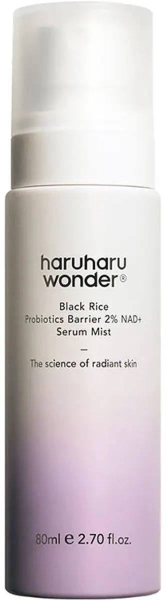 Haruharu Wonder Black Rice Probiotics Barrier 2% NAD+ Serum Mist 80ml