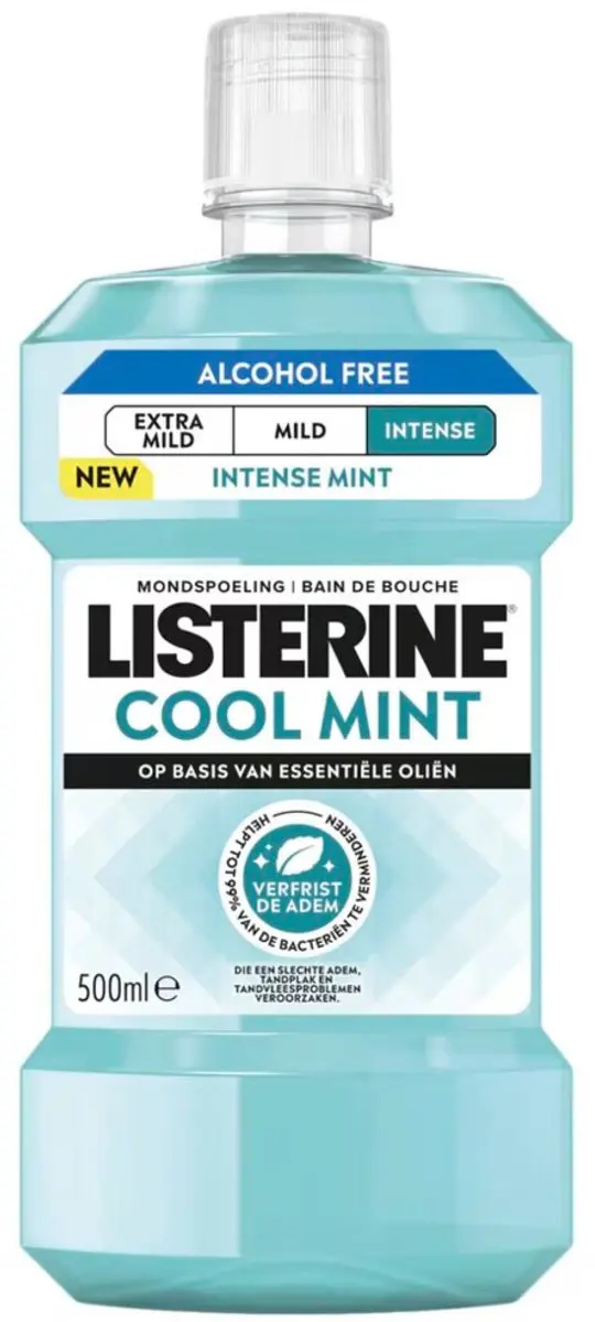 Listerine Coolmint Mondwater Alcoholvrij 500ml