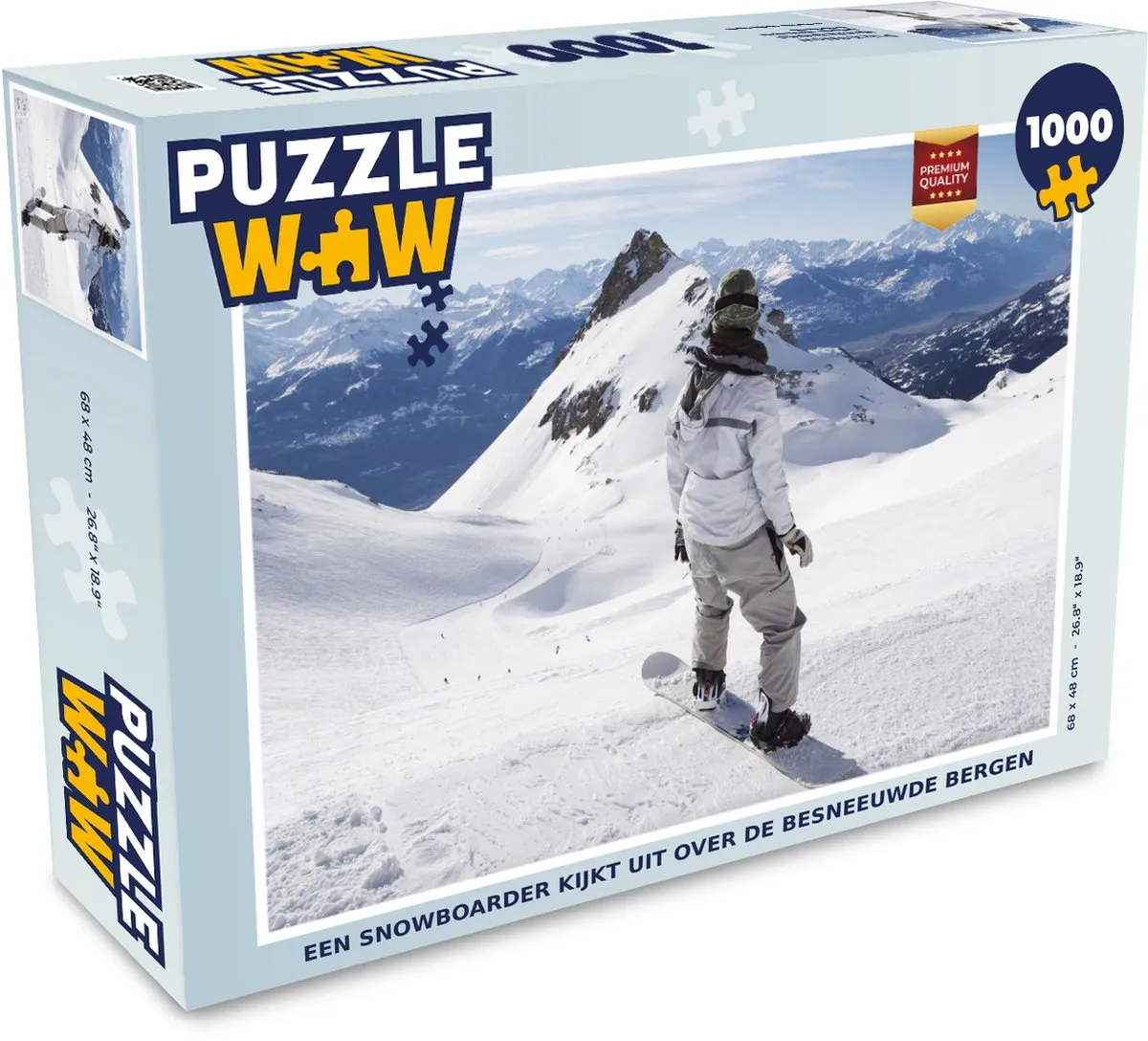 PuzzleWow Legpuzzel 1000 Stuks - Multicolor