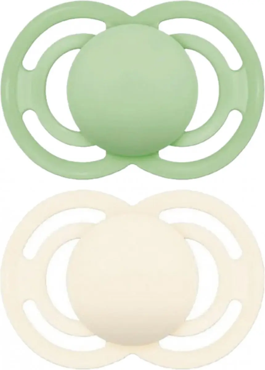 MAM 2 Perfect Tendance Fopspenen 6 Maanden en Ouder (Kleur : Wit)